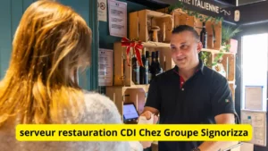 serveur restauration CDI