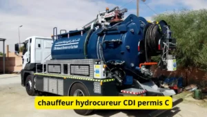 chauffeur hydrocureur CDI permis C 2